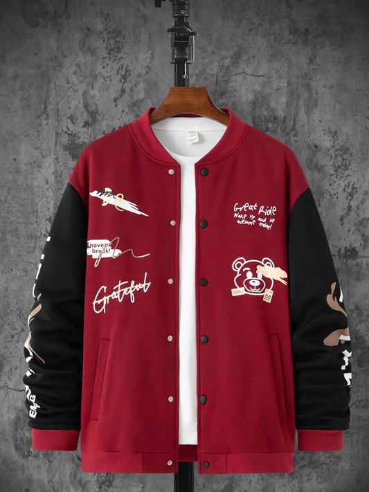 Trendige Herrenjacke Streetwear Style - IdealeKleiden