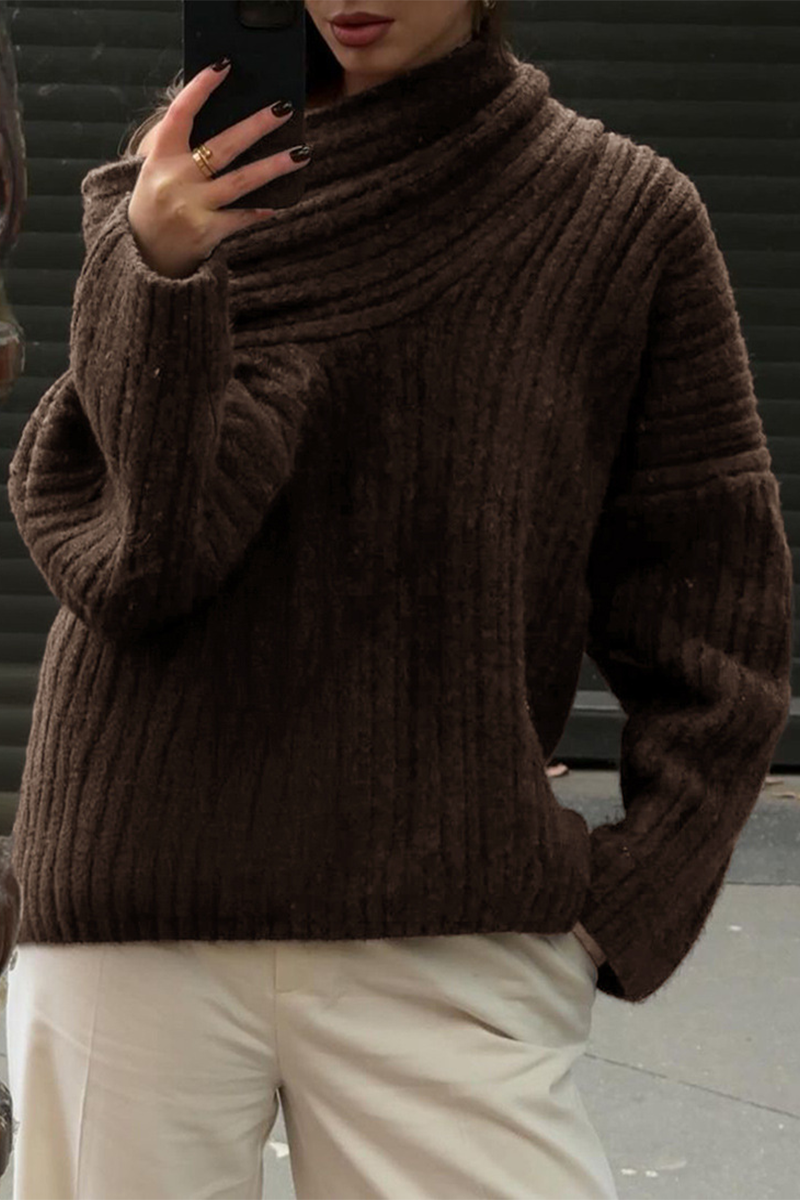 Strickpullover Damen Weich Bequem
