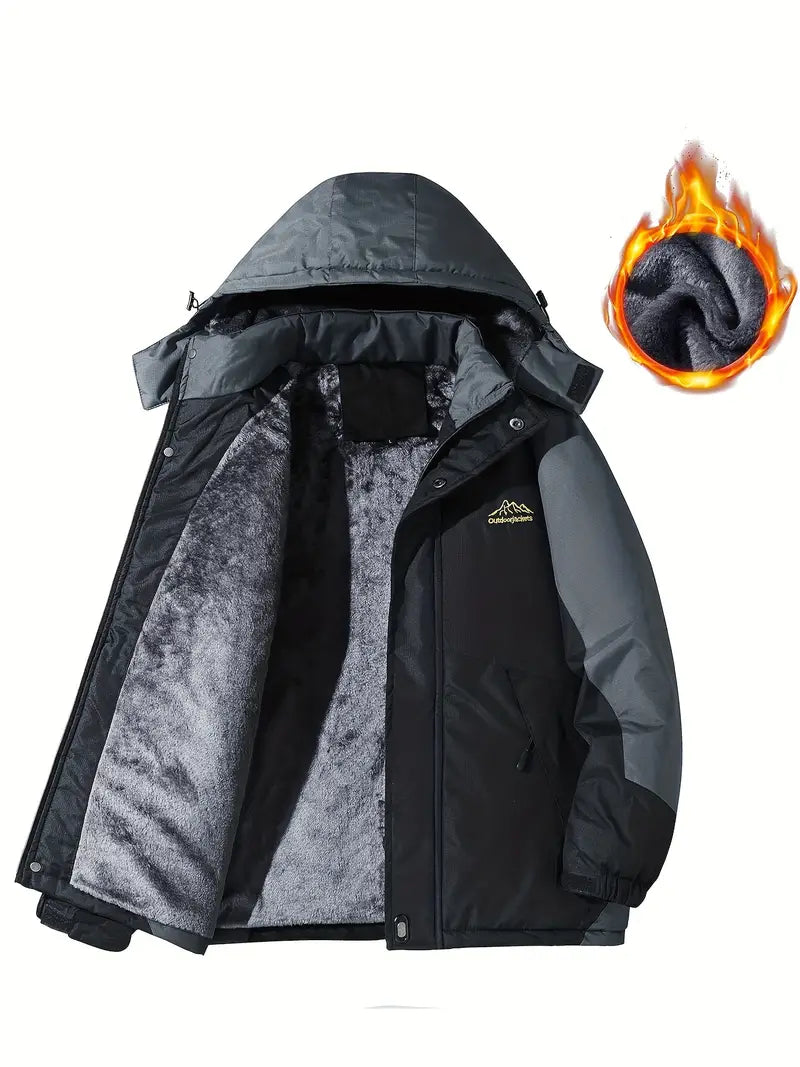 Warme Winterjacke Herren Wasserdicht Isoliert