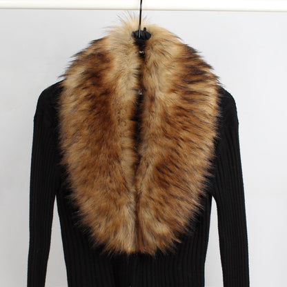 Damen Luxus Schal Weich Faux-Fell