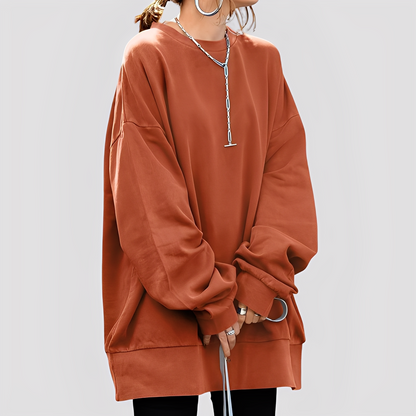 Damen Oversize Sweater Modern Chic