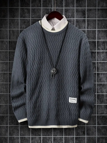 Lässiger Herren Pullover Relaxed Fit