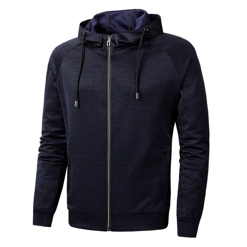 Lässige Herrenjacke mit Kapuze