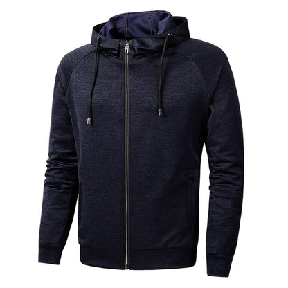 Lässige Herrenjacke mit Kapuze