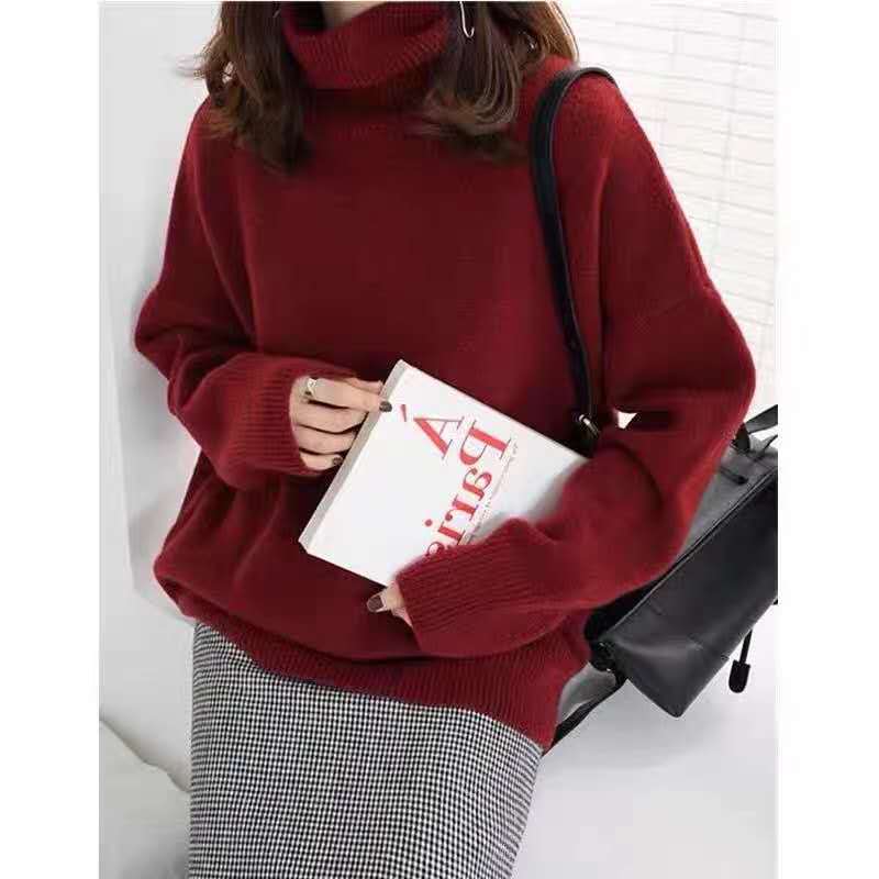 Damen Oversized Pullover Weich Angenehm Tragen