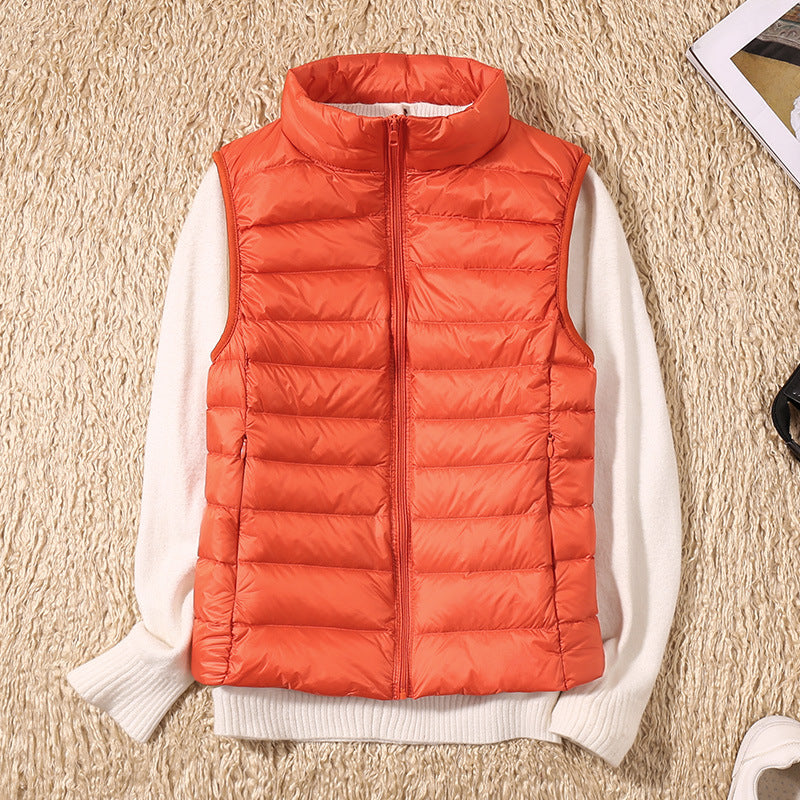 Leichte Daunenweste Damen - Warme Outdoorjacke für Herbst Winter