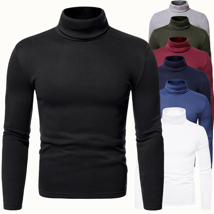 Herren Rollkragenpullover Hochwertig Moderner Stil - IdealeKleiden
