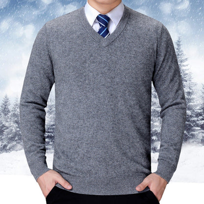 Herren Strickpullover Weich Baumwolle Bequem