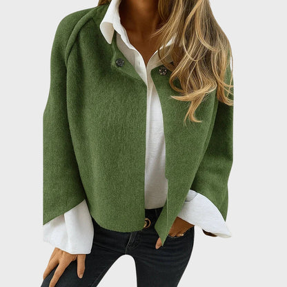 Eleganter Kurzmantel Damen Warm
