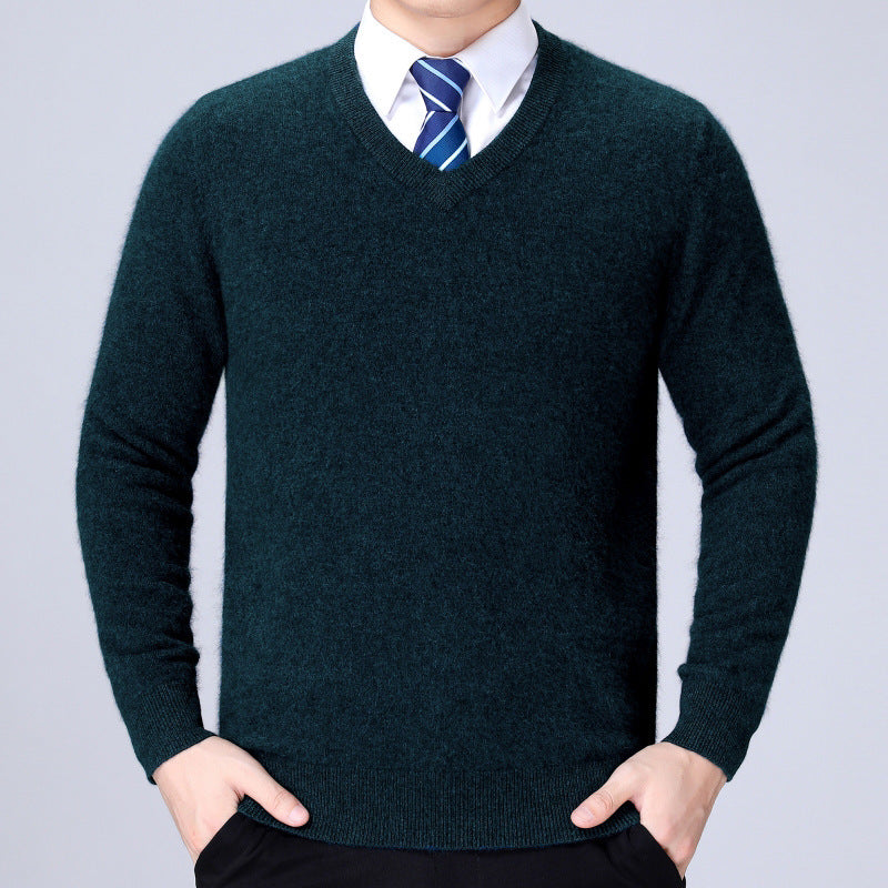 Herren Strickpullover Weich Baumwolle Bequem