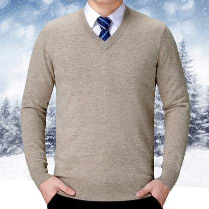 Herren Strickpullover Weich Baumwolle Bequem