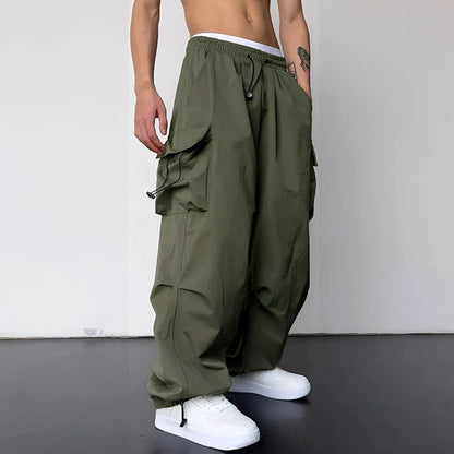 Moderne Herren Cargohose Bequem Freizeit