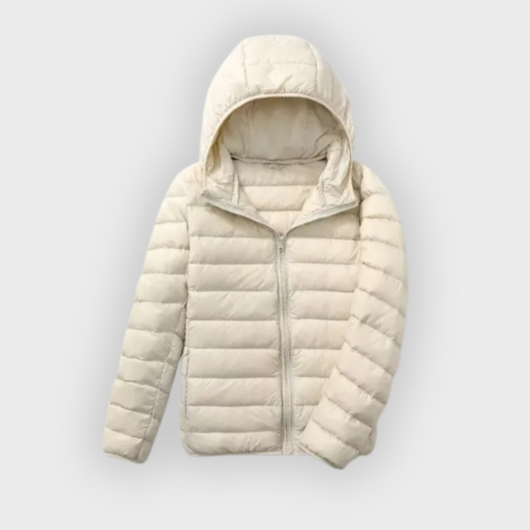 Elegante Daunenjacke Damen Slim Fit - IdealeKleiden