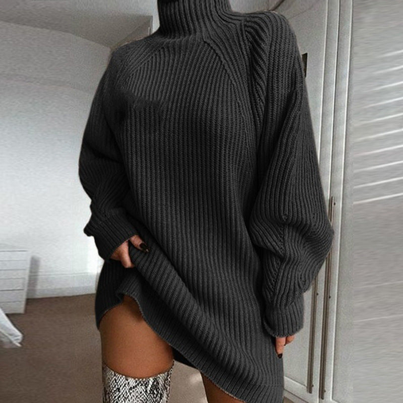 Damenschal Kleid Langarm Pullover