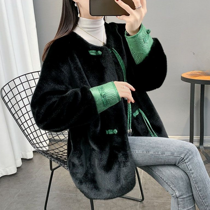 Warme Winterjacke Damen Modisch - IdealeKleiden