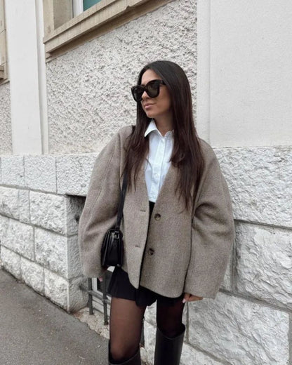 Stilvolle Damenmäntel | Designer Blazer Mantel
