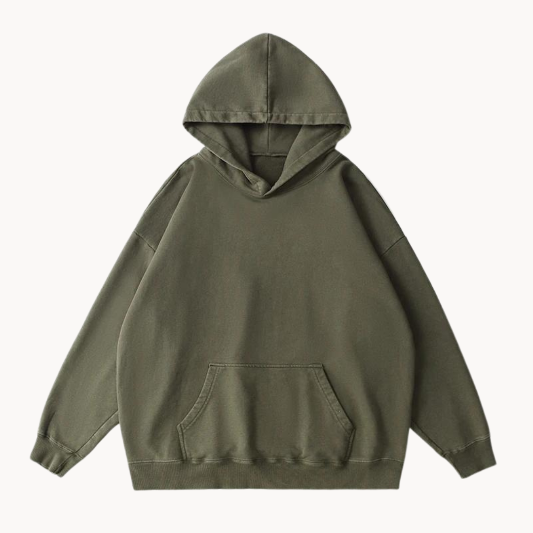 Herren Hoodie Vintage Fleece Komfort Sweatshirt