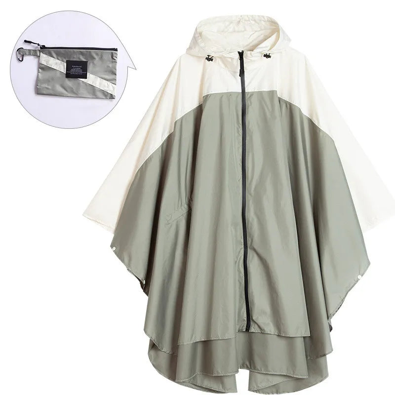 Wasserdichte Regenponcho Unisex Kapuze