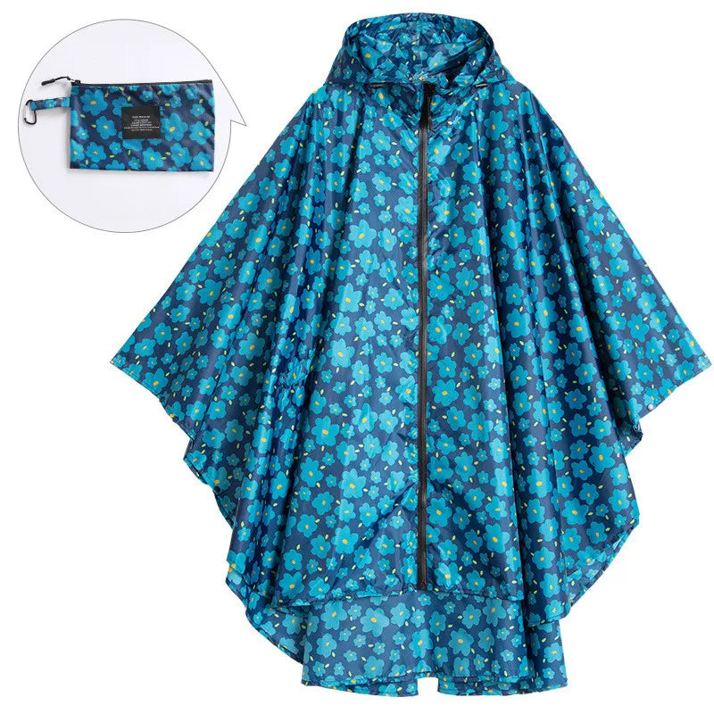 Praktischer Regenponcho Unisex Wasserdicht Mit Kapuze