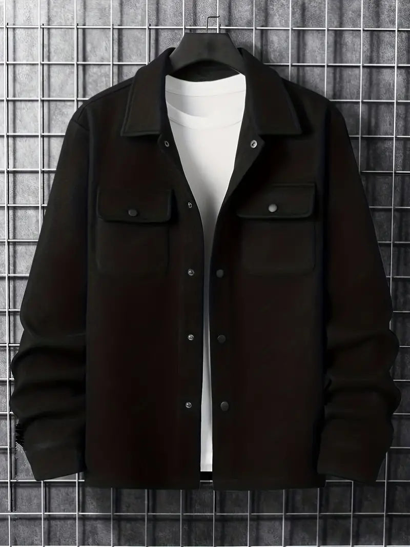 Herren Winterjacke Doppeltaschen Warm