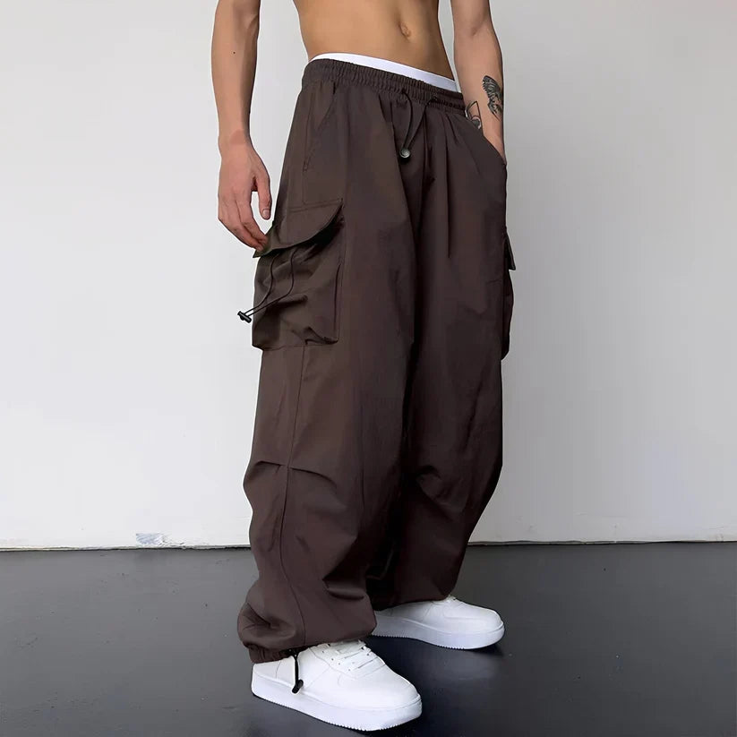Moderne Herren Cargohose Bequem Freizeit