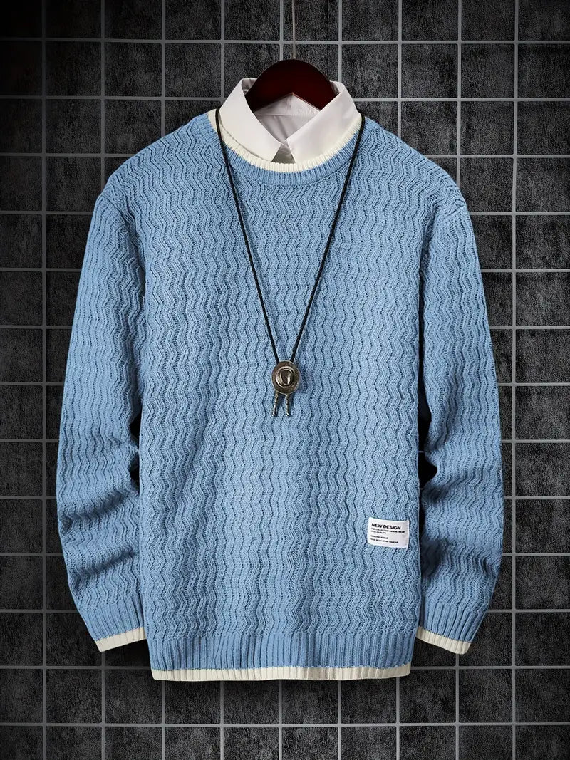 Lässiger Herren Pullover Relaxed Fit - IdealeKleiden