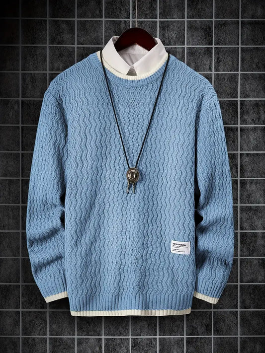 Lässiger Herren Pullover Relaxed Fit - IdealeKleiden