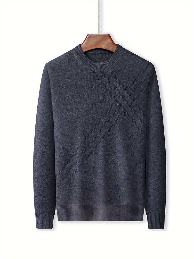Soren – Bequemer Pullover Rundhals Casual - IdealeKleiden