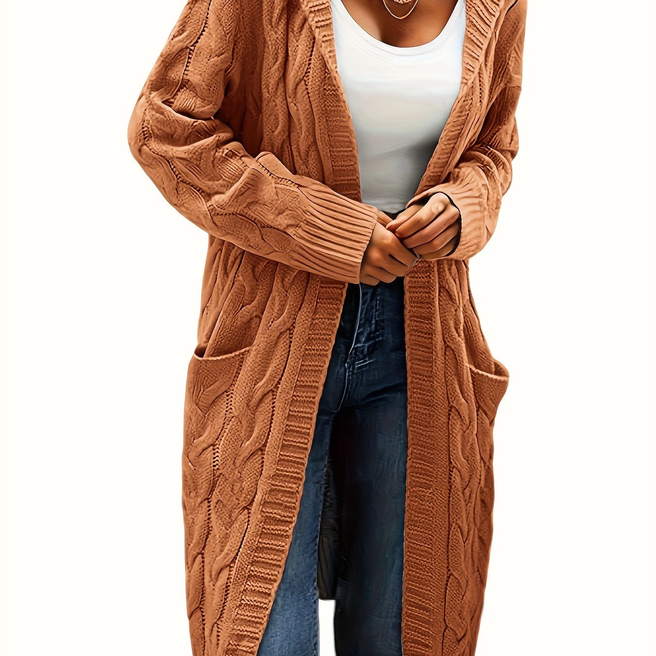Kapuzenjacke Damen Lang Elegant