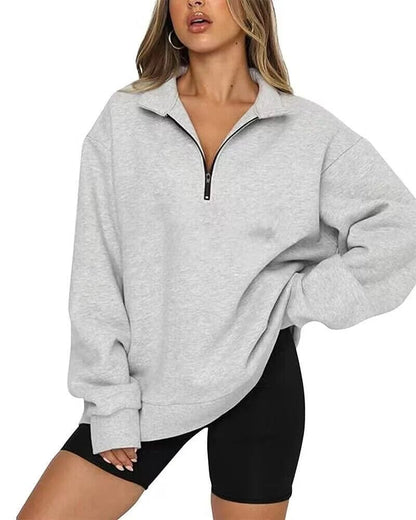 Stylische Winterjacke Zip Jumper Modern Lässig