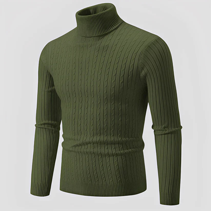 Stylish Rollkragen Pullover Herren Fashion