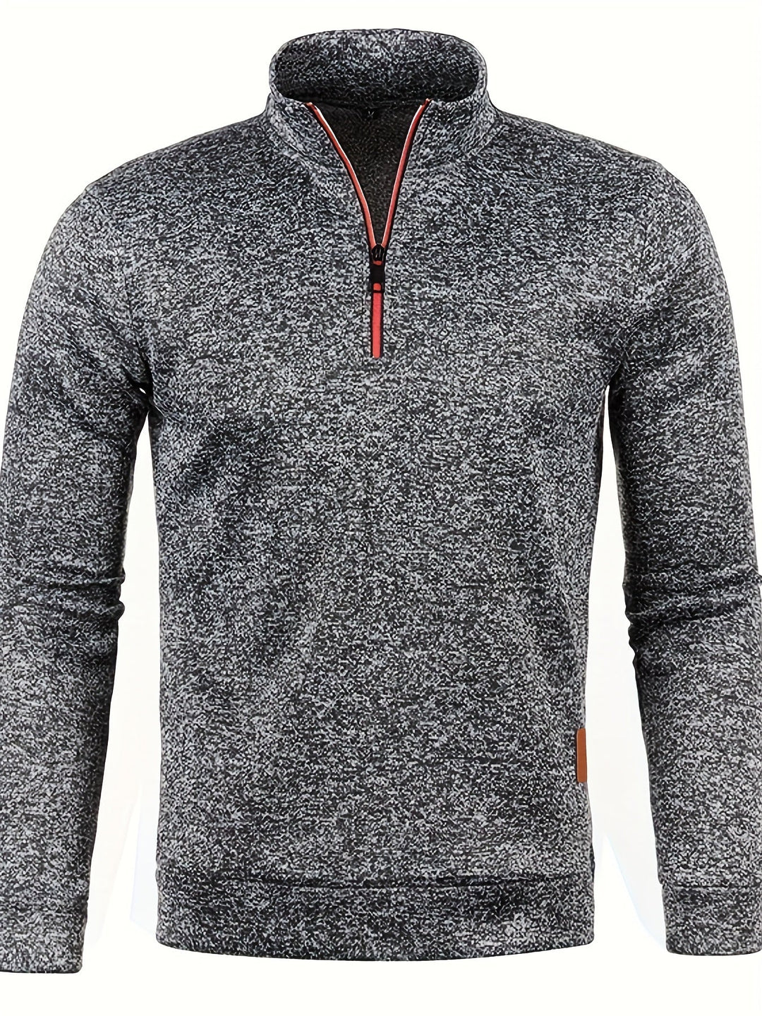 Herren Pullover Warm Reißverschluss Winter