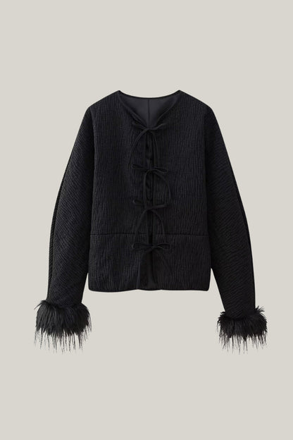 Federmuster Damenjacke Trendy