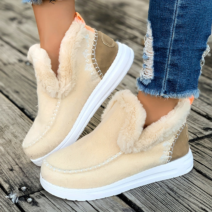 Damenschuhe Warmfleece Rutschfest