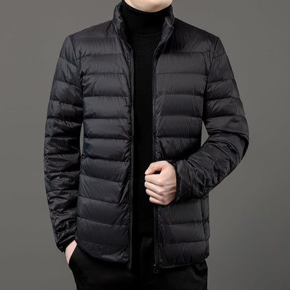 Leichtgewicht Herrenjacke Puff Reißverschluss