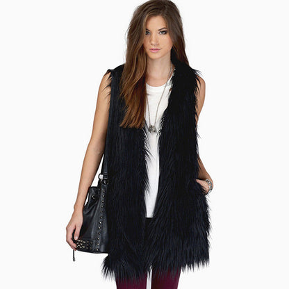 Damen Weste mit Taschen und Lässigem Design