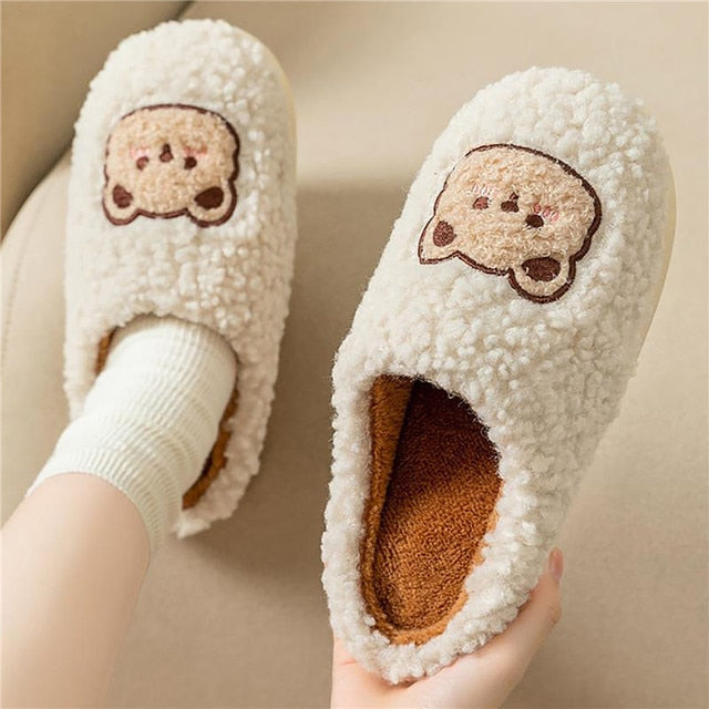 Weiche Plüsch-Tierenschuhe