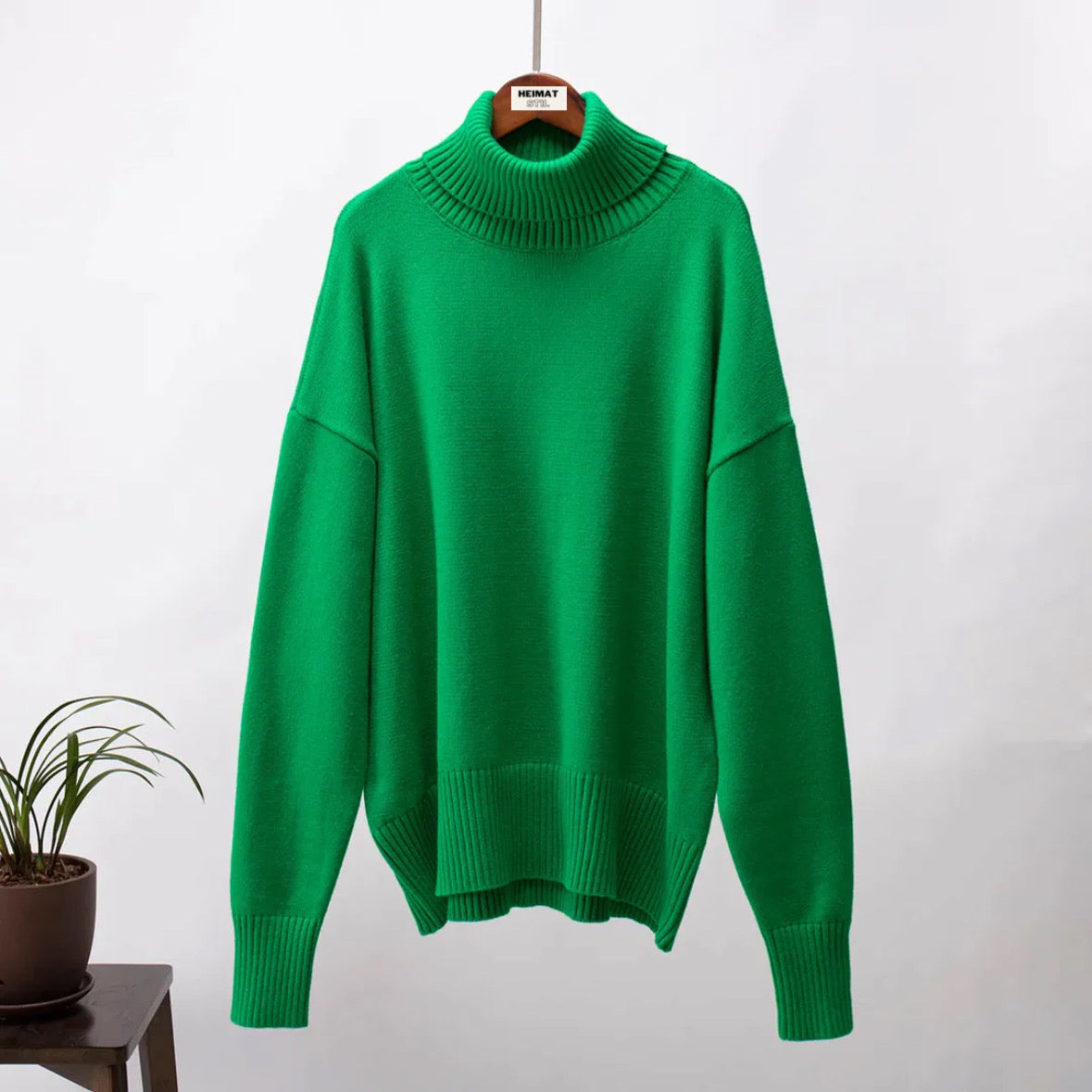 Bequemer Damen Pullover Locker Geschnitten