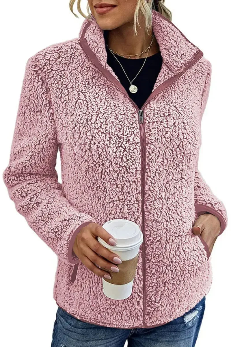 Stylische Fleecejacke Bequem Elegant