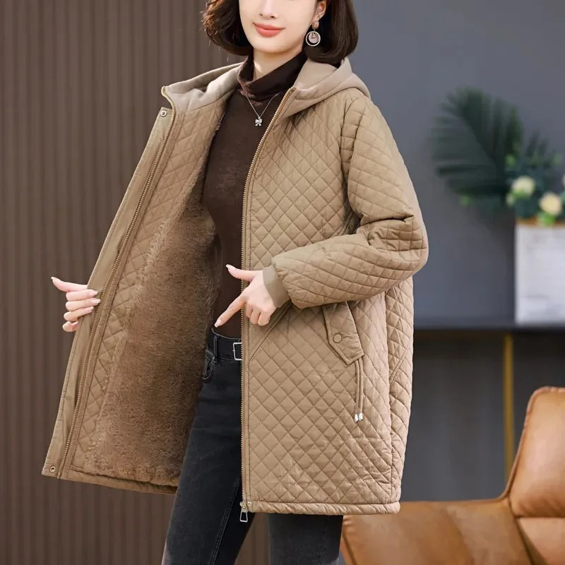 Warme Fleecejacke Herbst Winter Unifarben - IdealeKleiden
