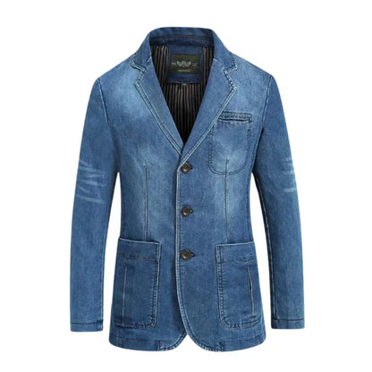 Moderner Denim Blazer Herren