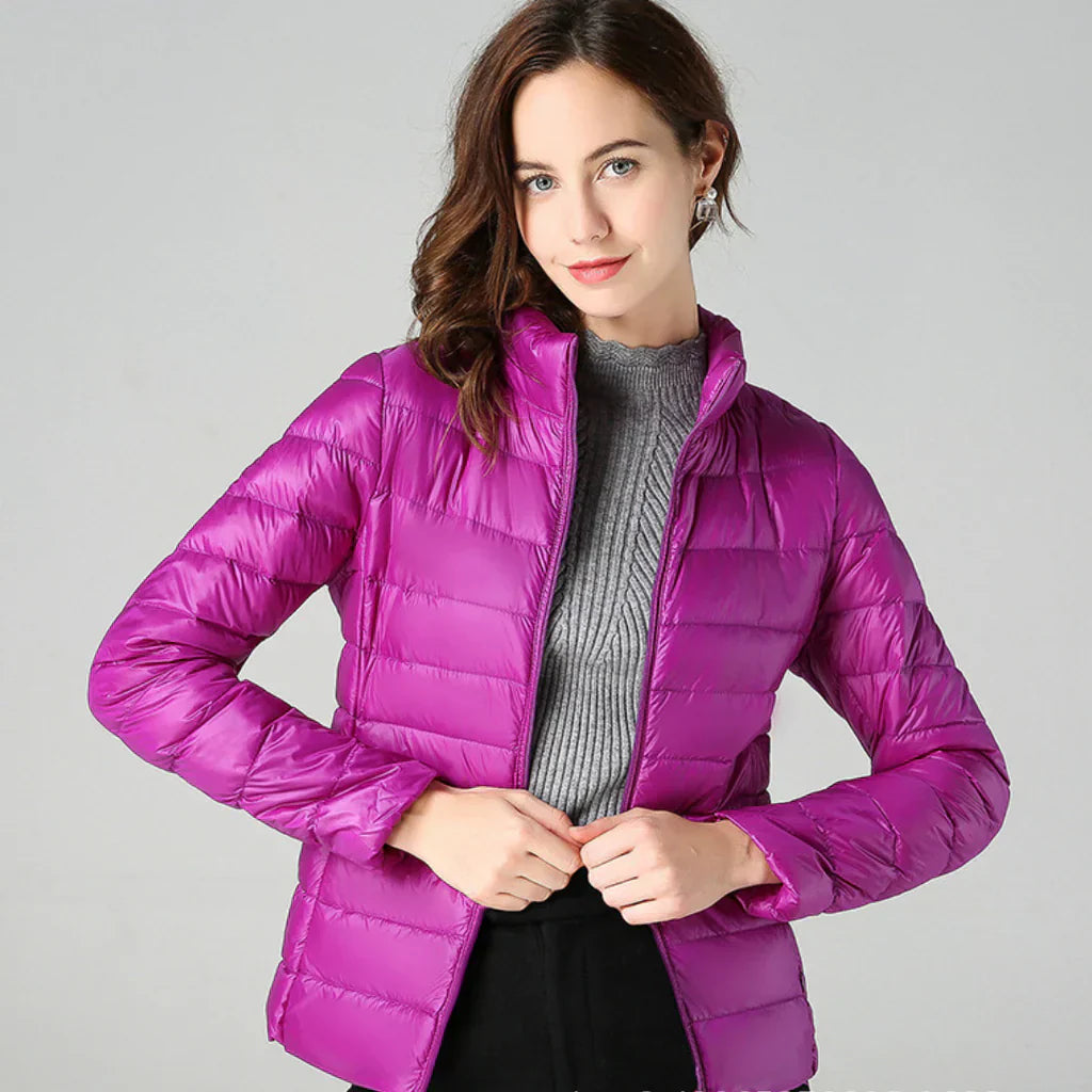 Wasserdichte Damenjacke Slim Fit Gepolstert