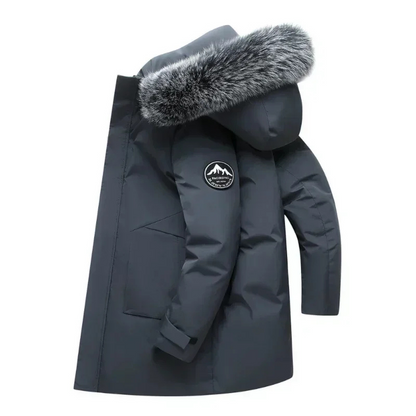 Herren Winterparka Winddicht Warm Isoliert