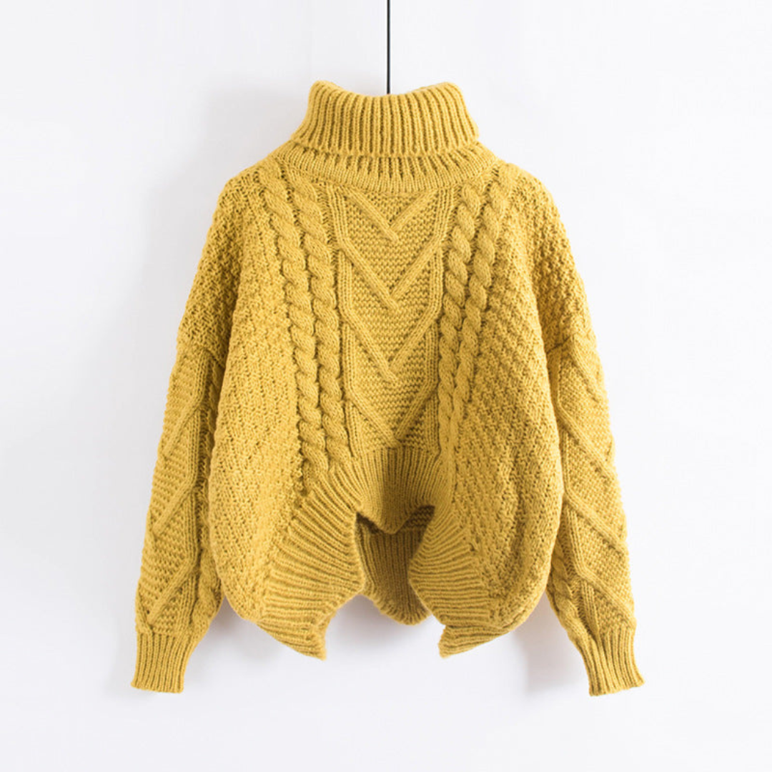 Warme Wollpulli Frauen Kleidung