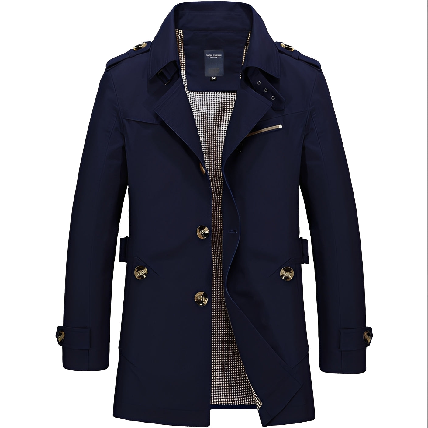 Stylischer Herren Trenchcoat Windbreaker