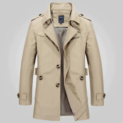 Klassische Damenmantel Elegant Trenchcoat - IdealeKleiden