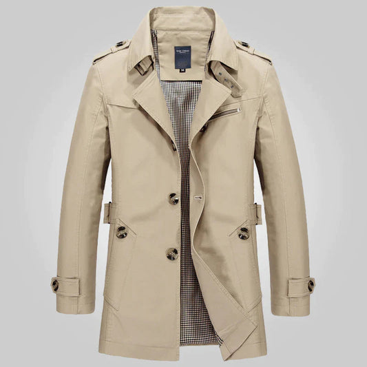 Klassische Damenmantel Elegant Trenchcoat - IdealeKleiden