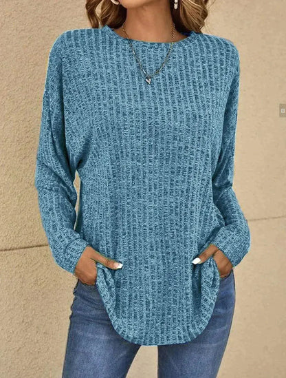 Bequeme Pullover Damen Entspannter Style