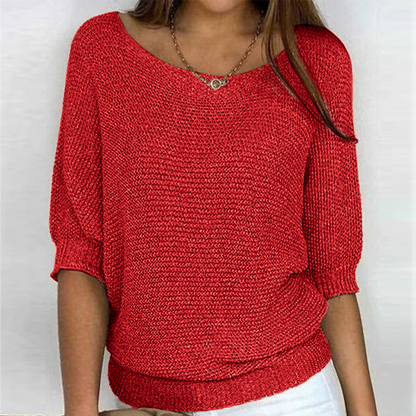 Eleganter Damenpullover Büro Chic