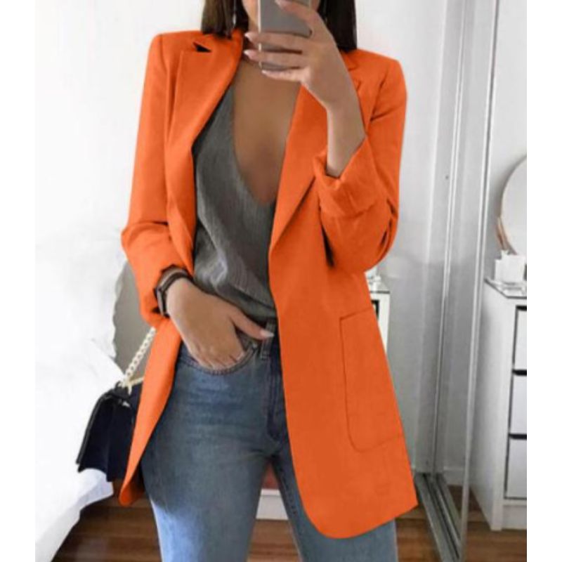 Damen Blazer Langarm Elegant